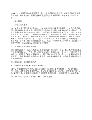 2024年共青团团委工作总结