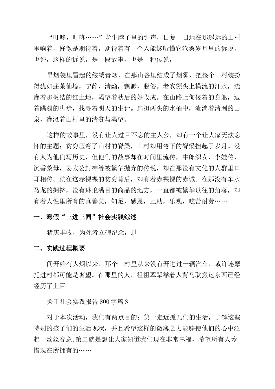 2024年关于社会实践报告800字_第2页