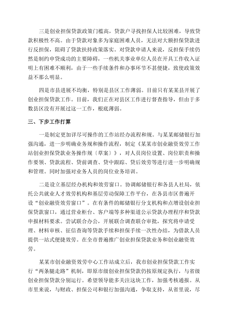 2024年创业担保贷款工作总结范文_第2页