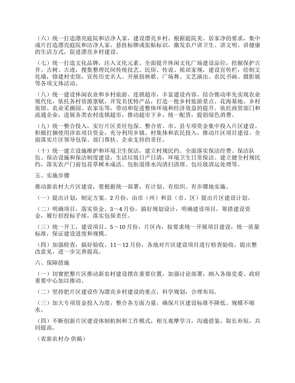 2024年吉林省整片区推进新农村建设指导意见_第2页