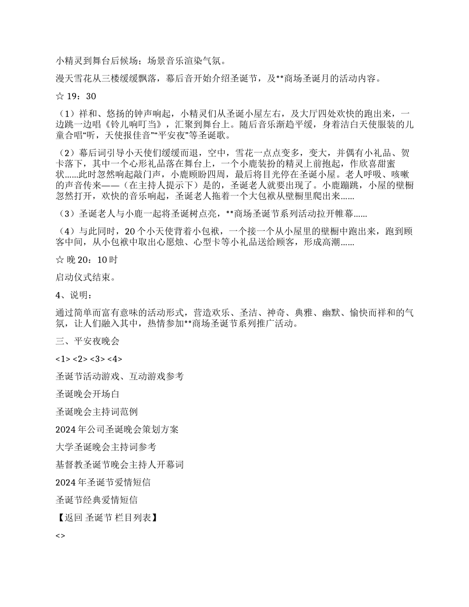 2024年商场圣诞节促销方案_第2页