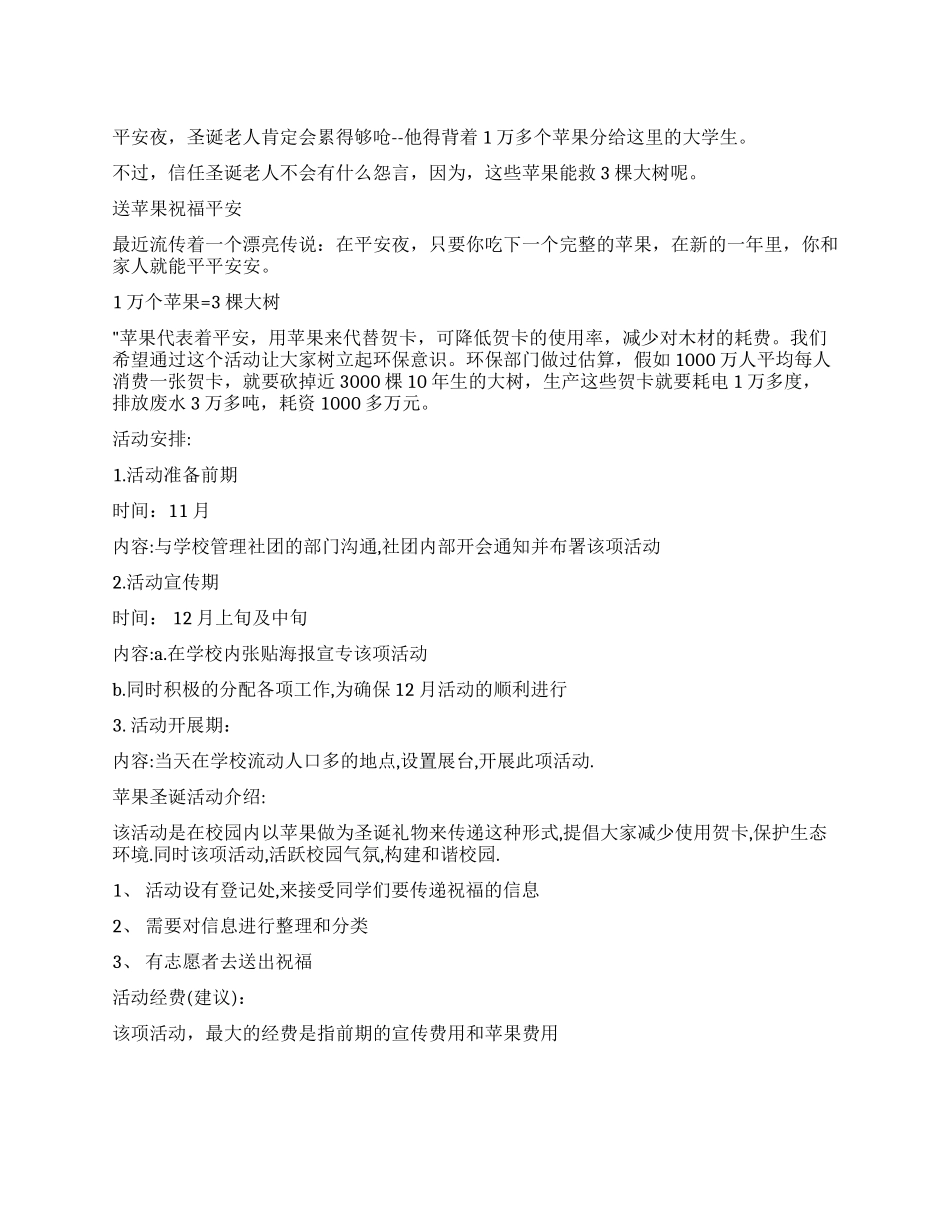 2024年圣诞节活动策划_第1页