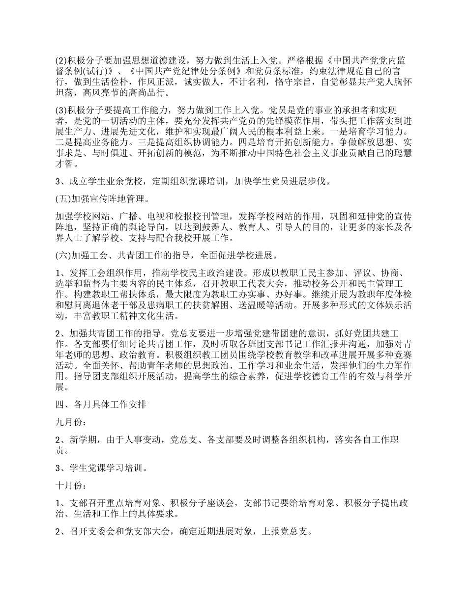 2024年学校党总支部工作计划_第3页