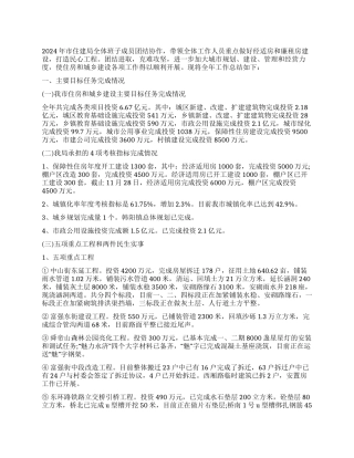 2024年工作总结与工作思路