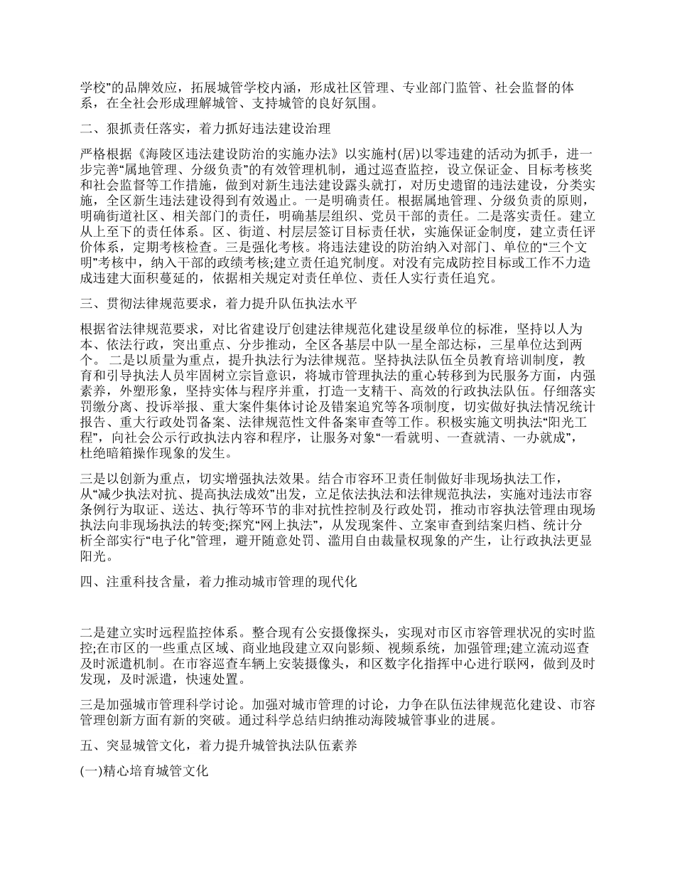 2024年市城管局工作计划_第2页
