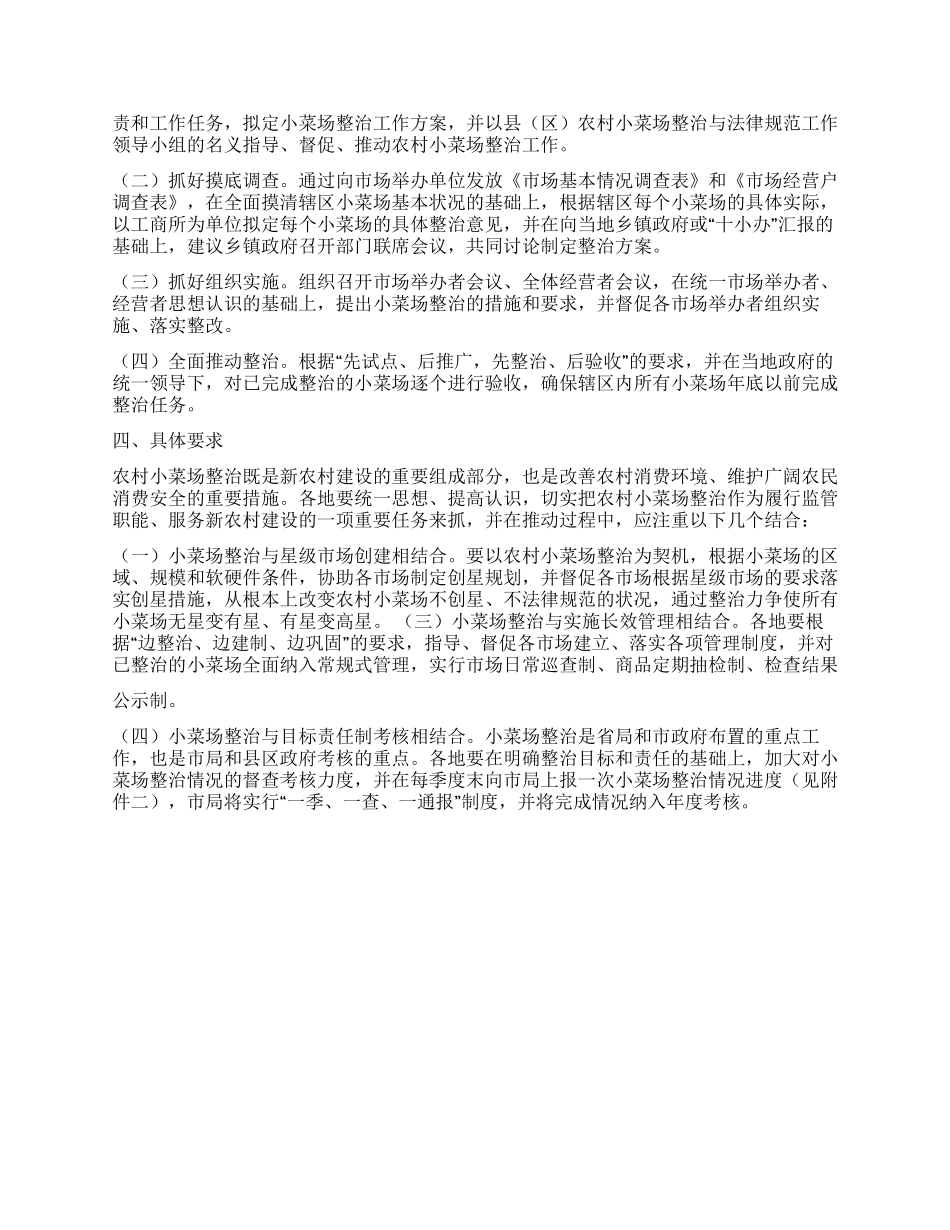 2024年度全市农村小菜场整治与规范工作推进方案_第2页