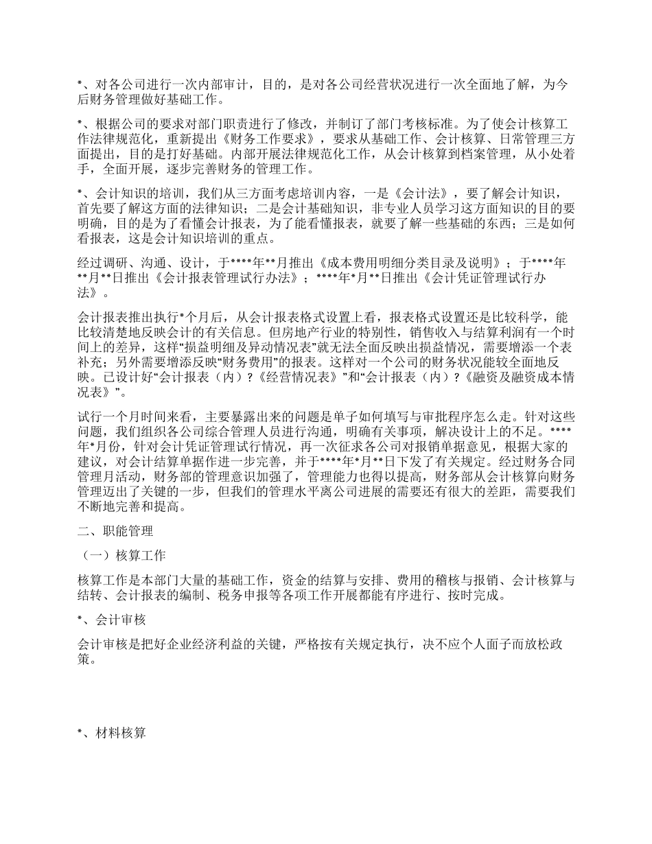 2024年度公司财务审计工作年终总结_第2页