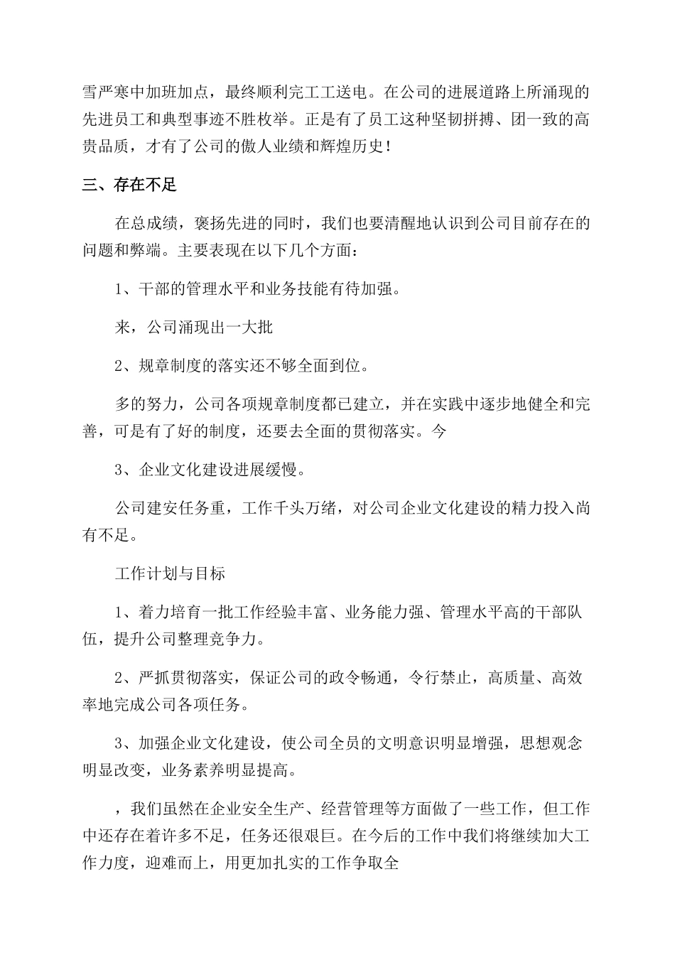 2024年度工作总结报告范文精选_第3页