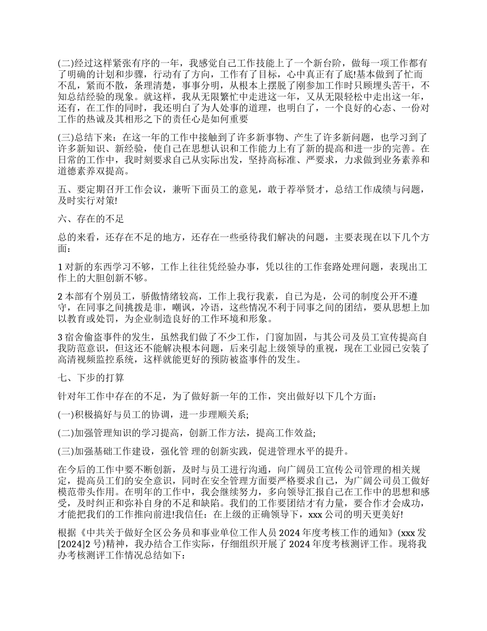 2024年度工作报告总结_第2页