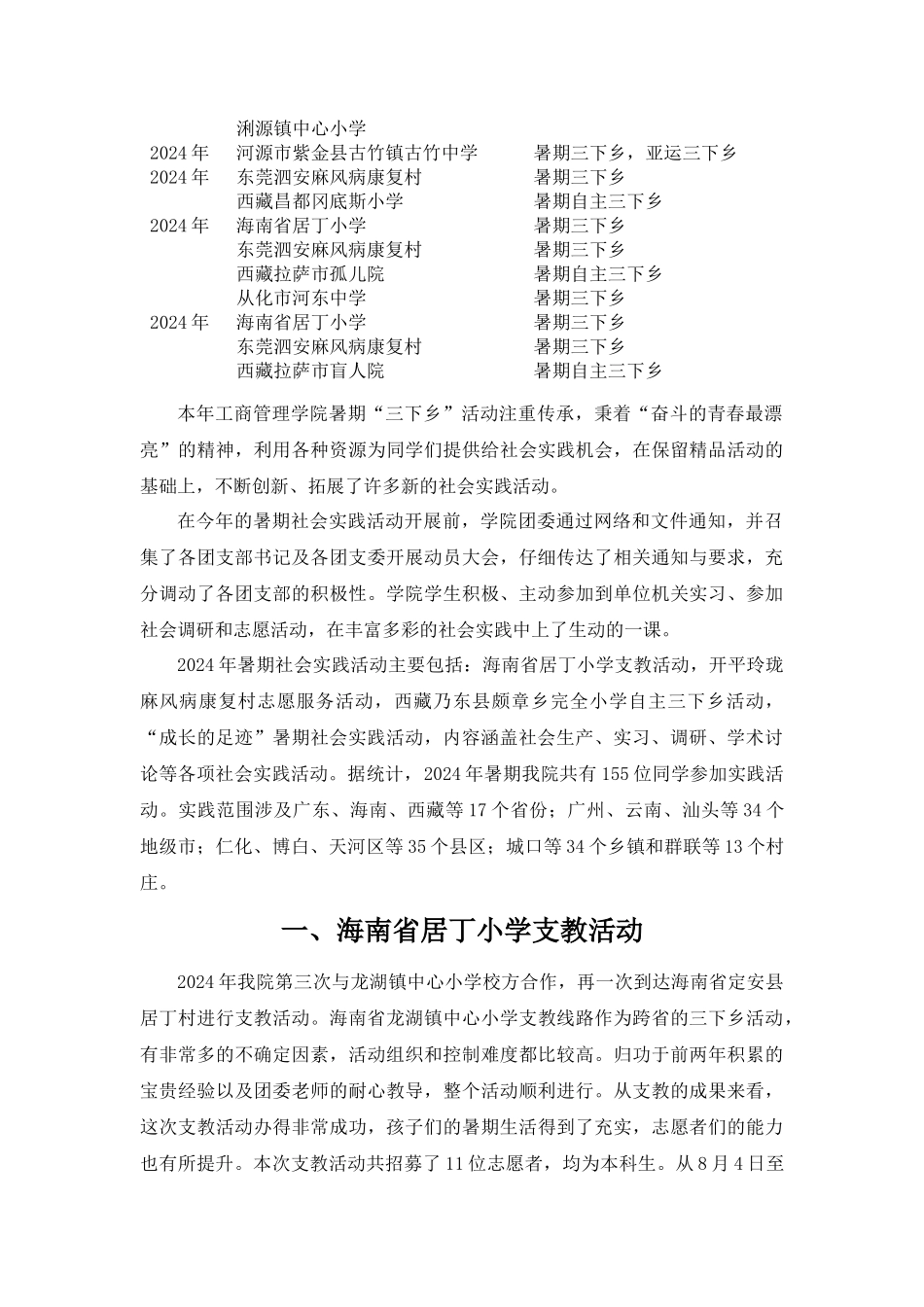 2024年度工商管理学院暑期社会实践报告_第2页