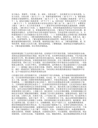2024年房屋建筑学专业暑假实习报告