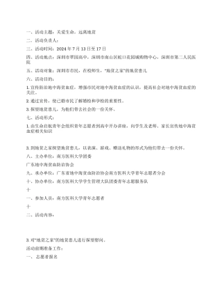 2024年暑期实践策划书模板