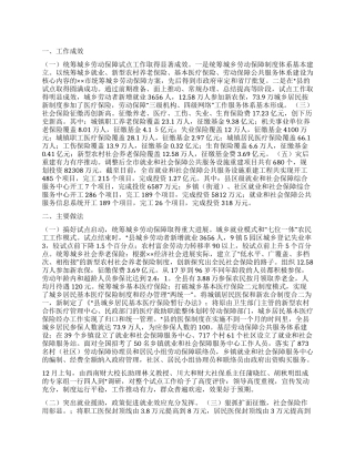 2024年某某市劳动保障工作总结报告