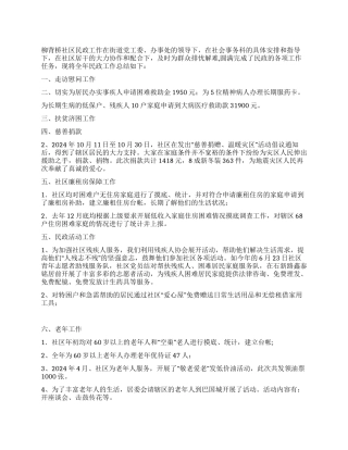 2024年民政工作总结