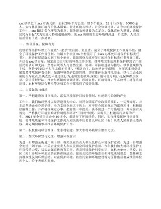 2024年环保工作总结
