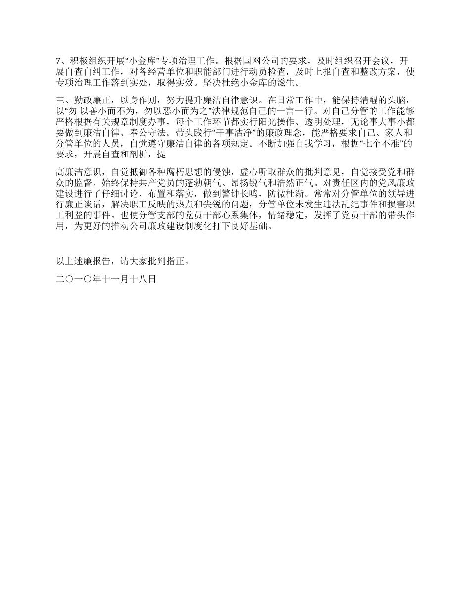 2024年电力公司总会计师述职述廉报告_第2页