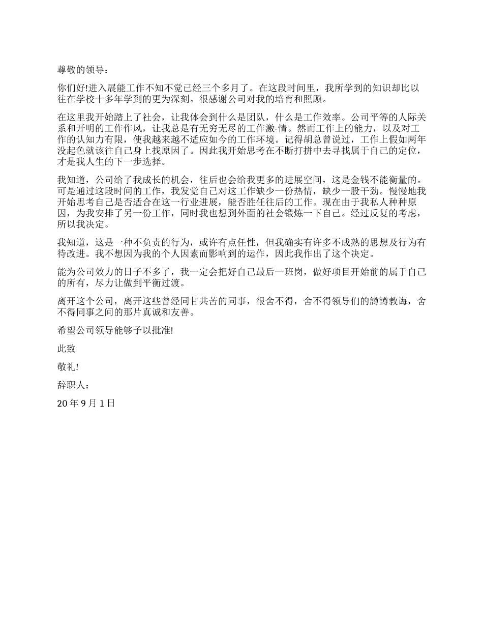 2024年私人原因提出的辞职申请书_第1页
