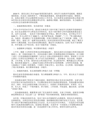 2024年统计局党支部工作总结