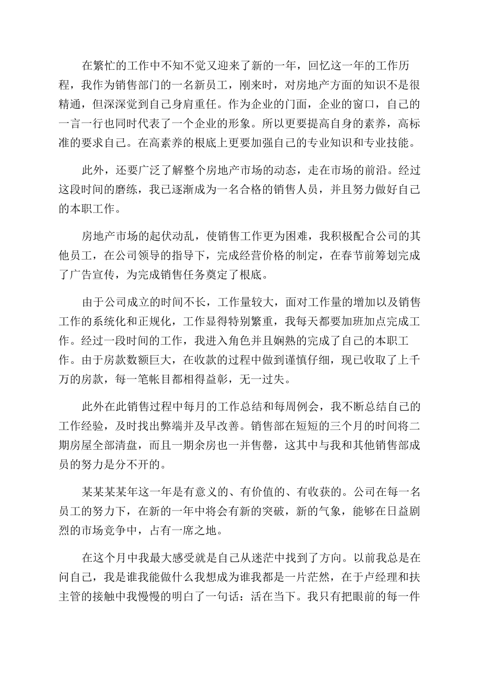 2024年置业顾问工作总结范文_第2页