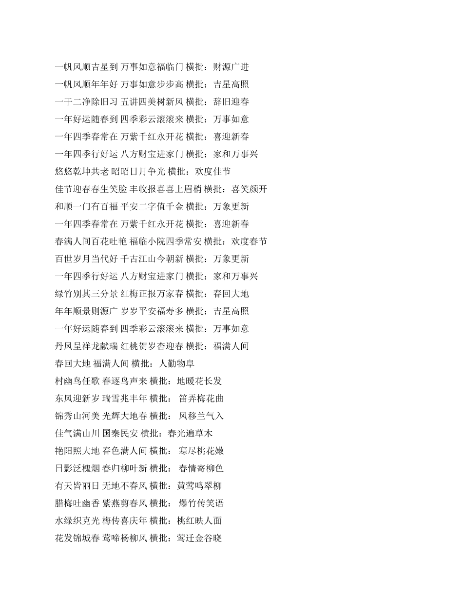 2024年虎年春节祝福对联_第1页