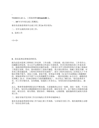 2024年设备监理部年终工作总结