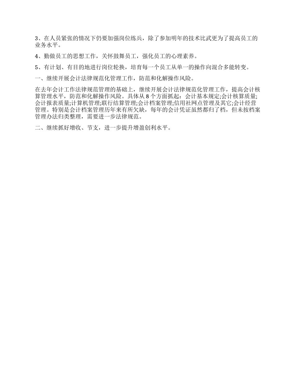 2024年银行工作计划范文_第2页