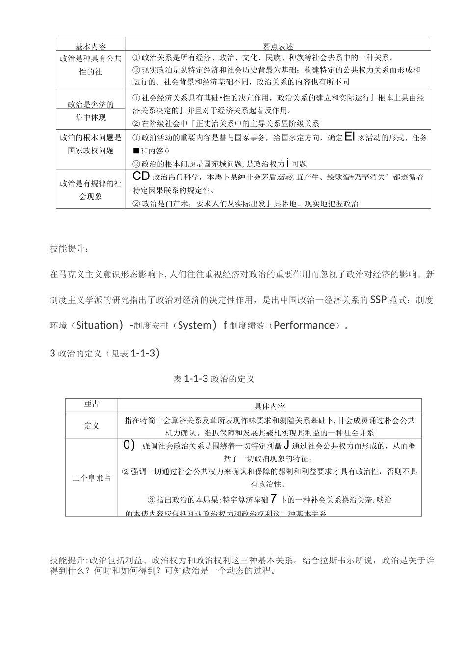 政治学原理考研王浦劬《政治学基础》考研复习笔记_第3页