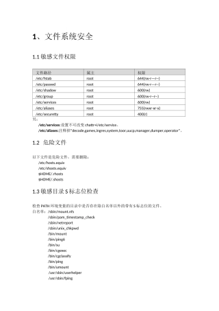 linux基线检查