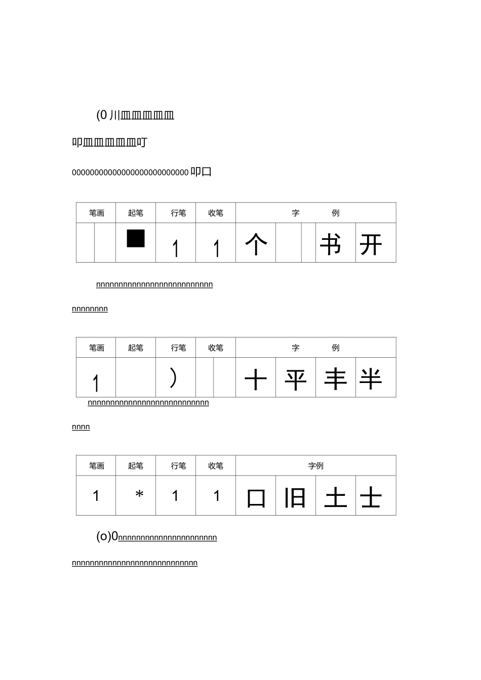 汉字笔画书写规则及技巧练习(28种基本笔画)_第2页