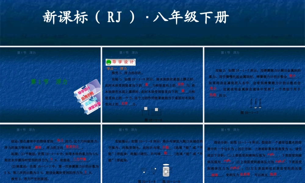 1.第1节  浮力