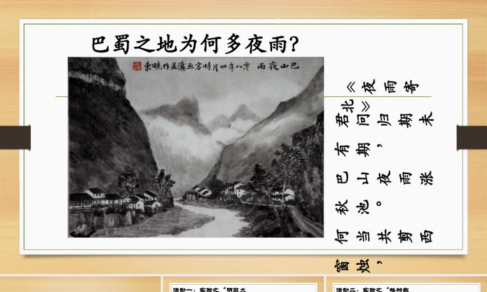 2.1《冷热不均引起大气运动》精品课件