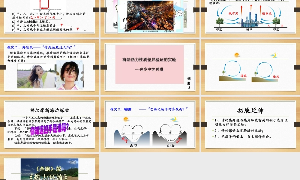 2.1《冷热不均引起大气运动》精品课件