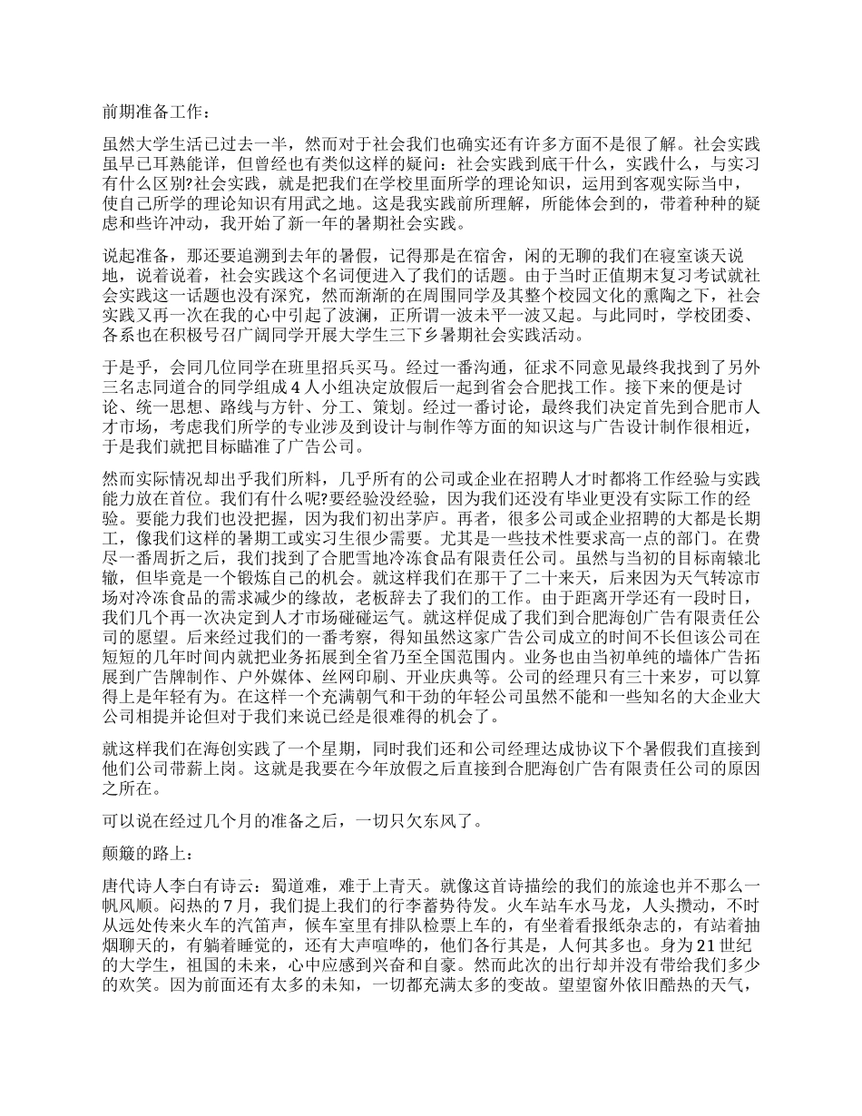 2024广告学专业社会实践报告_第3页