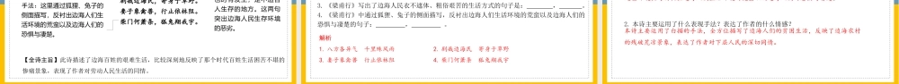八年级上册 课外古诗词