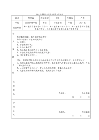 2024级第一团支部-陈荣磊
