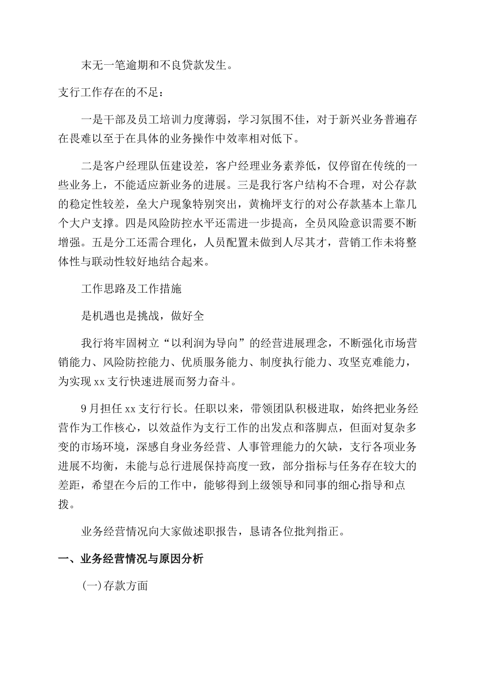 2024银行行长年终个人工作总结_第2页