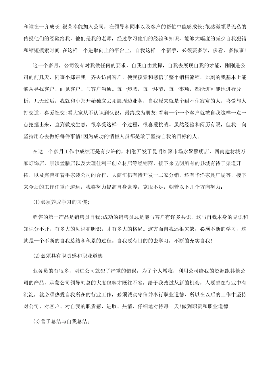 2024销售工作总结2024公司销售工作总结文档_第2页