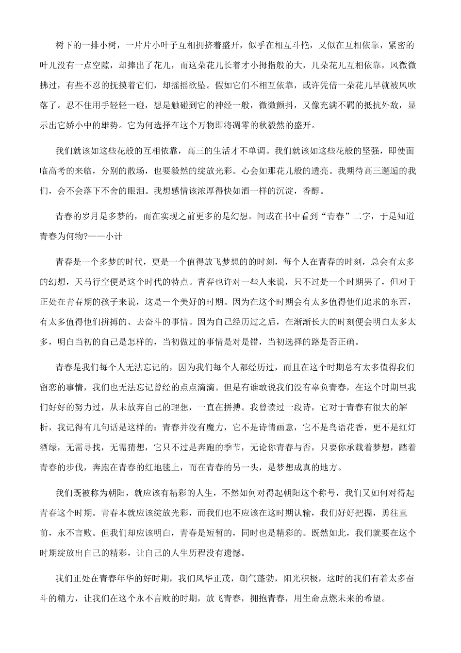 2024青春正当时联手创未来观后感精选文档联手创未来作文_第3页