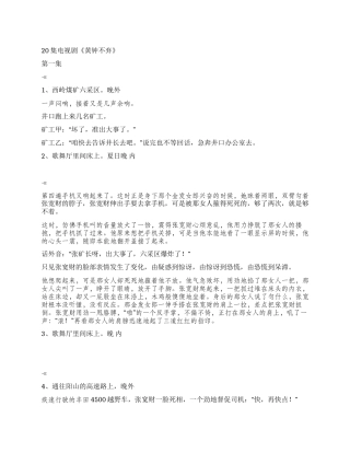 20集电视剧《黄钟不弃》