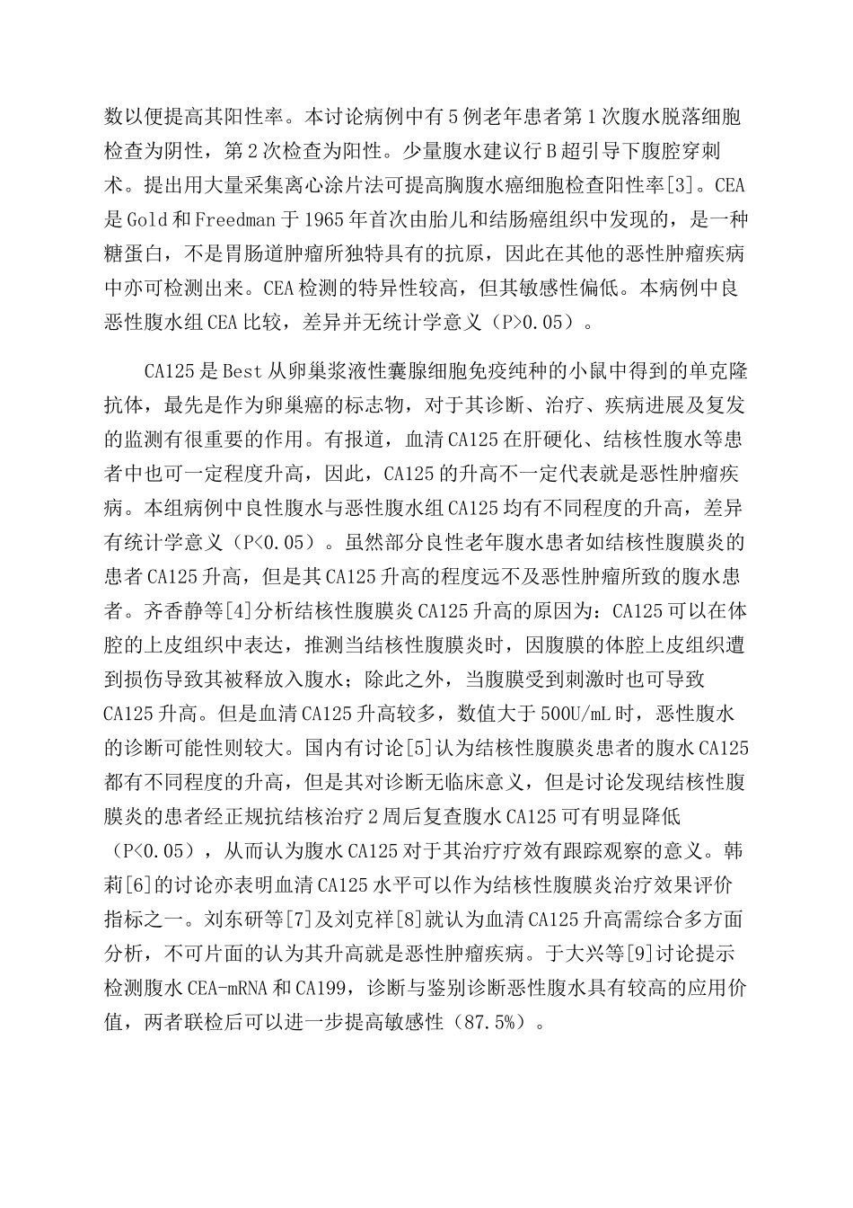 218例老年非门脉高压性腹水病因及临床分析_第3页
