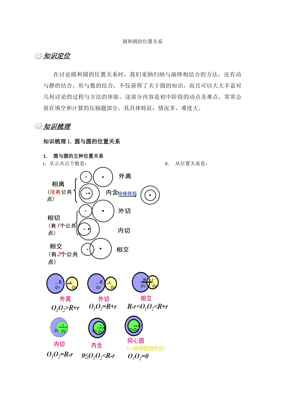 423-圆和圆的位置关系_第1页