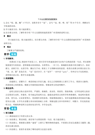 7-什么比猎豹的速度更快