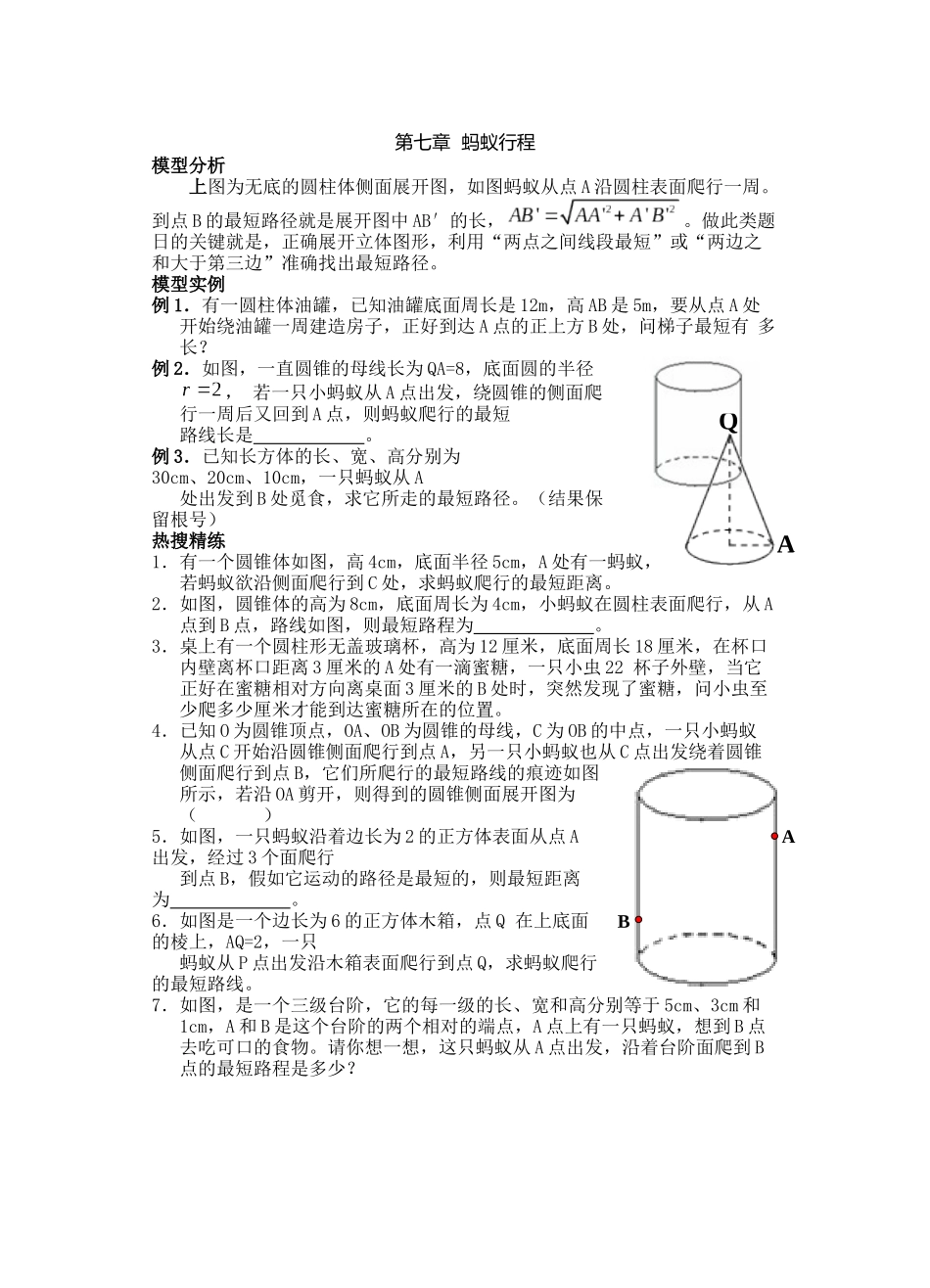 7第七章-蚂蚁行程_第1页