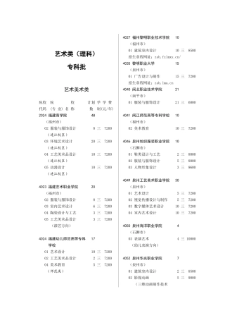 8-艺术专科批-理科