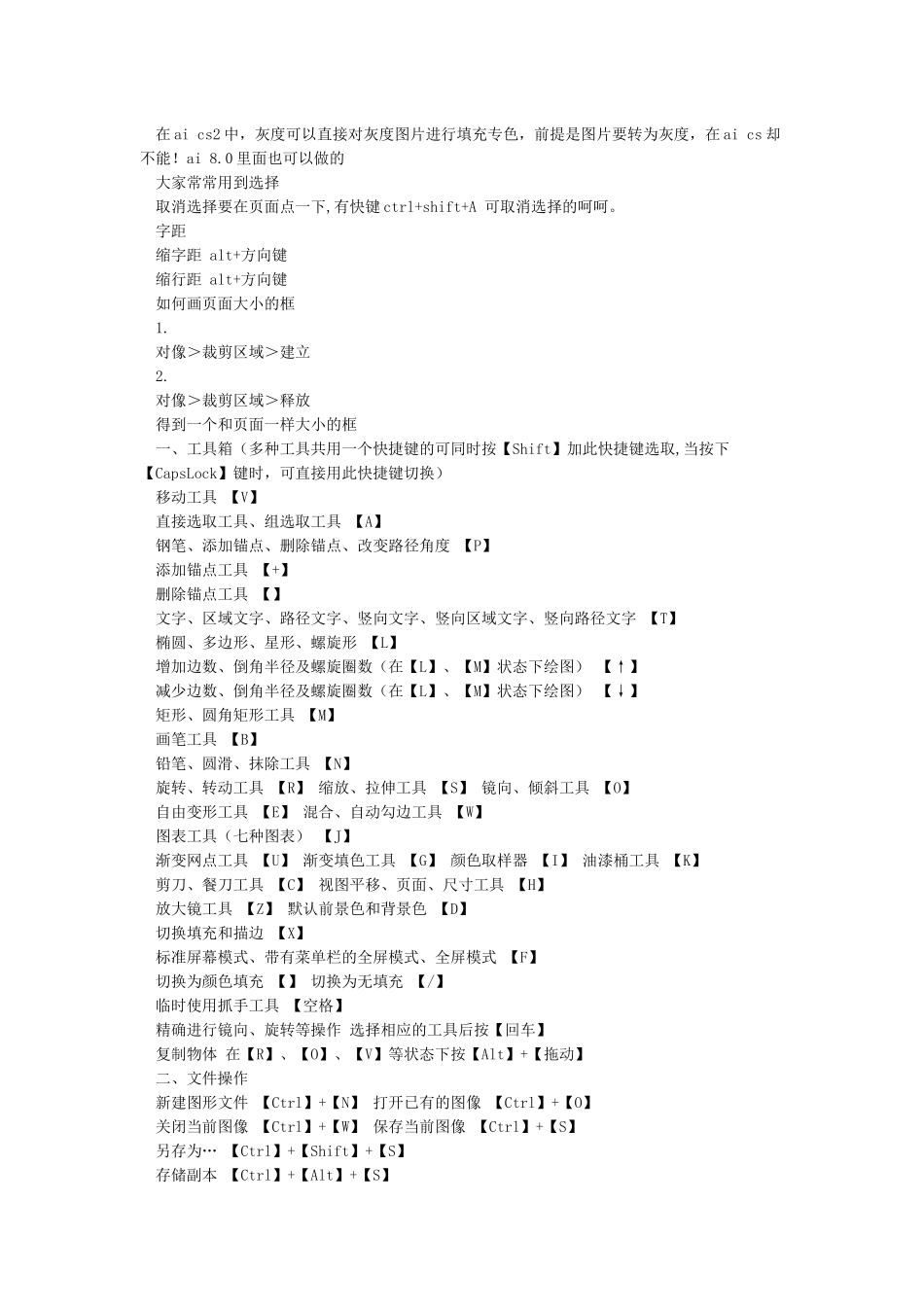 AI快捷键大全-Illustrator教程_第2页