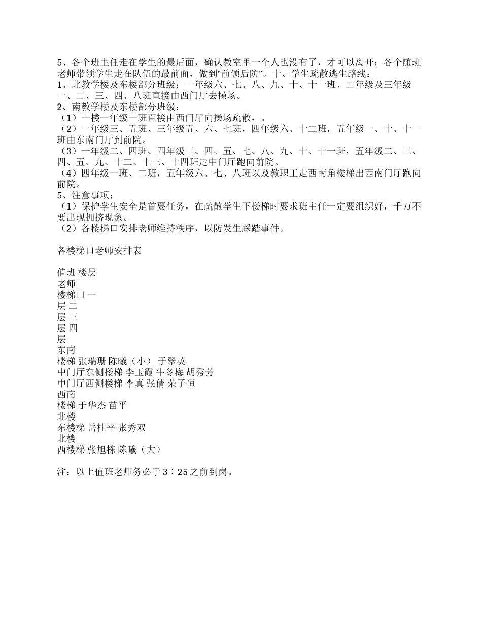 XX小学2024年火灾安全逃生演练实施方案_第2页