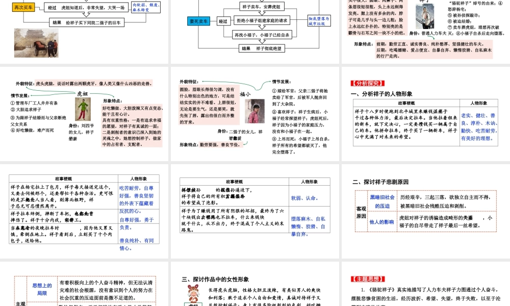 名著阅读：《骆驼祥子》