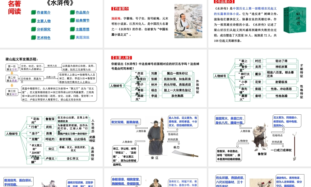 名著阅读：《水浒传》