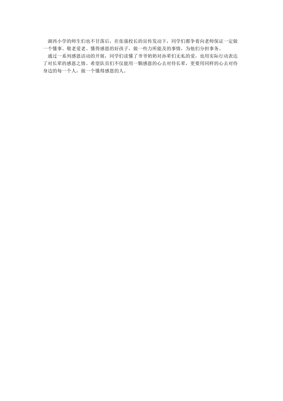 XX年小学重阳节活动总结_第3页