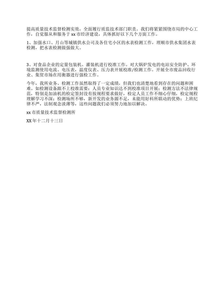 XX年市质量技术监督检测所年度总结_第2页